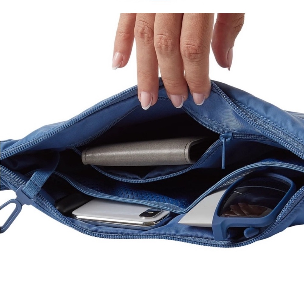 32 Degrees Cool | Women's Water Resistant Adjustable Strap Crossbody Bag | Blue - Picture 7 of 7